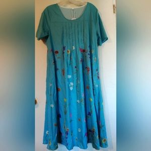 Made with Love sz. Large NWT‎ floral Tunic Dress